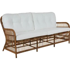 Brafab Anemon Sofa 3-Seater, Natural/White