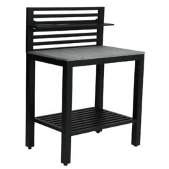 Brafab Bellac Outdoor Kitchen Bench, Black