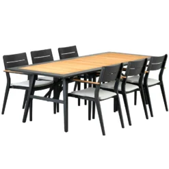 Brafab Chios Armchair With Cushion, Black -Outlet A Serene Garden Store brafab chios karmstol svart m dyna 2