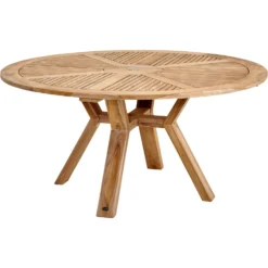 Brafab Circus Dining Table Teak, Ø150x73 Cm