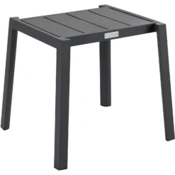 Brafab Delia Side Table H39 Cm Aluminium, Anthracite