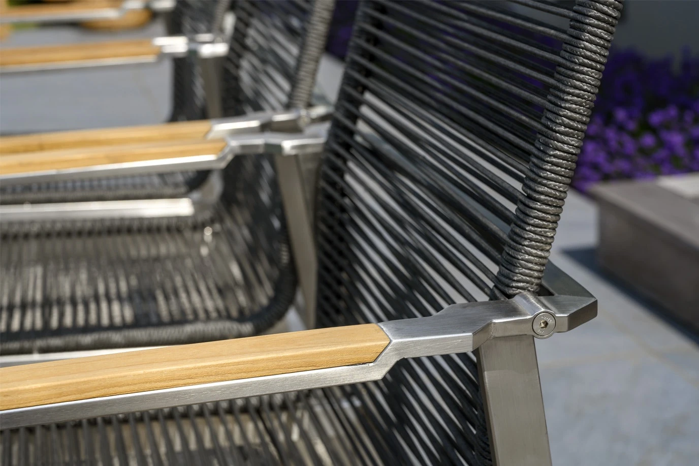 Brafab Gotland Stackable Chair, Rope 4 Brafab Gotland Stackable Chair, Rope - Image 4