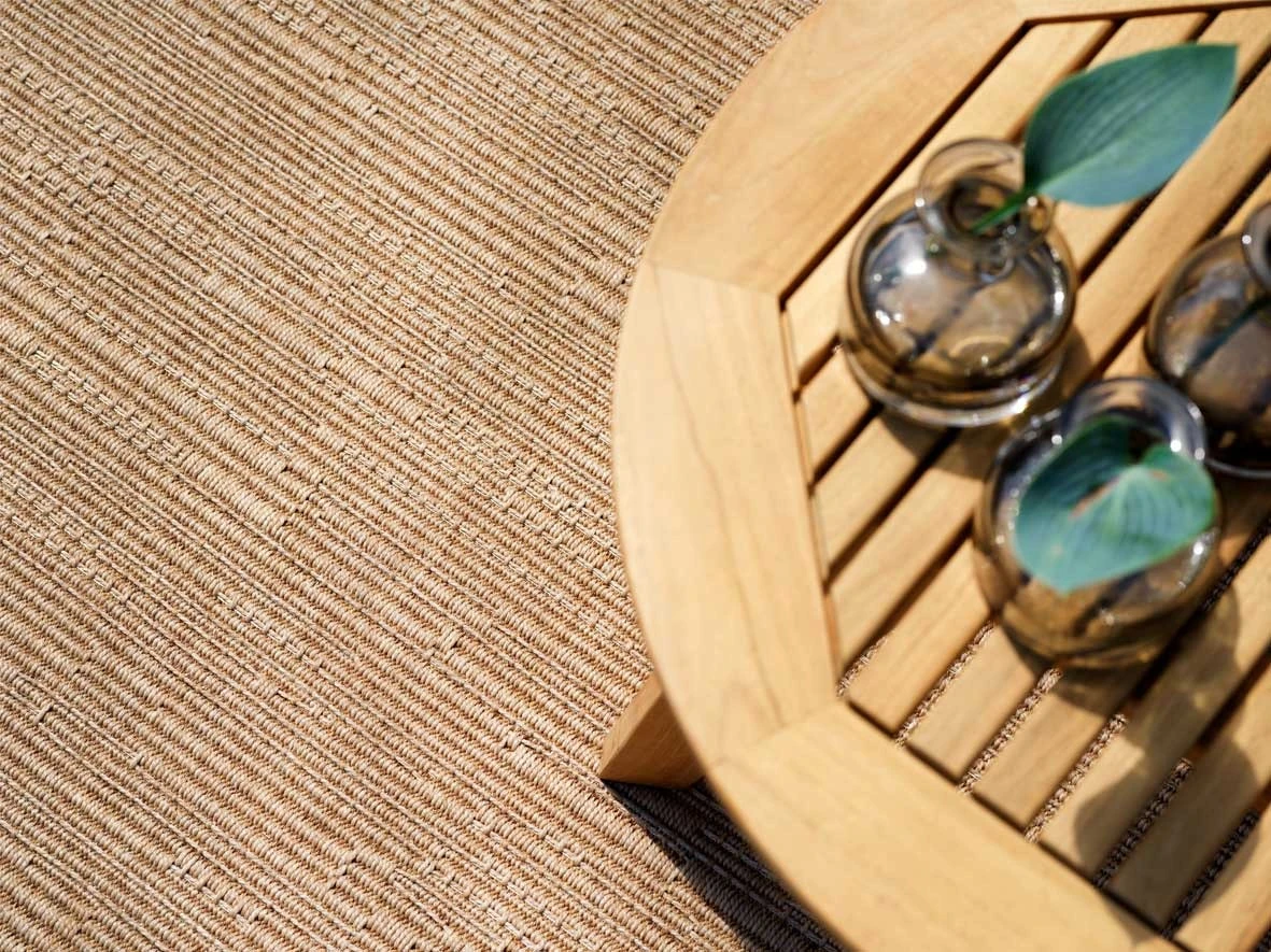 Brafab Kastos Coffee Table Teak, D60 H45 Cm 2 Brafab Kastos Coffee Table Teak, D60 H45 Cm - Image 2