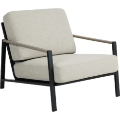 Brafab Lyra Armchair, Black/Sand