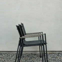 Brafab Lyra Table Set 6 Seats, Black/Grey 11 Brafab Lyra Table Set 6 Seats, Black/Grey -Outlet A Serene Garden Store brafab lyra dining group black black 5