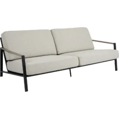 Brafab Lyra Sofa 2,5-Seater, Black/Sand