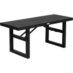 Brafab Vevi Bench 105 Cm Aluminium, Black