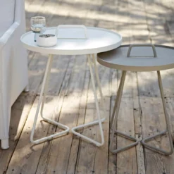 On The Move Side Table Small, Black -Outlet A Serene Garden Store cane line on the move side table small 4