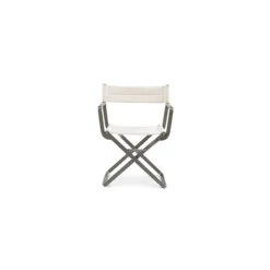 Studios Director's Chair Folding Seat, Warm Grey / Nature White