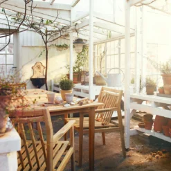 M2 Sammen Dining Table Outdoor Teak, 220 Cm -Outlet A Serene Garden Store fdb mbler dining table outdoor teak 0