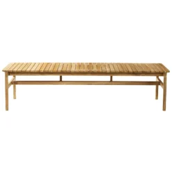 M10 Sammen Bench Outdoor Teak, 50x185,5 Cm