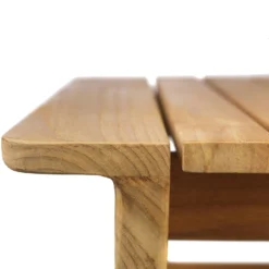 M19 Sammen Lounge Table Outdoor Teak, H:47 Cm -Outlet A Serene Garden Store fdb mbler m19 sammen lounge table outdoor teak 9
