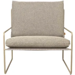 Ferm LIVING Desert Dolce Armchair Cashmere/Dark Sand