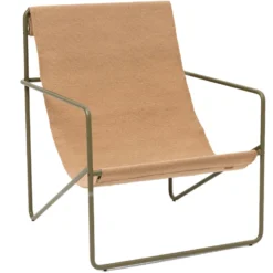 Ferm LIVING Desert Lounger, Olive / Sand