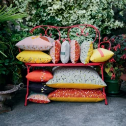 1905 Bench, Red Ochre -Outlet A Serene Garden Store fermob 1900 bench 4