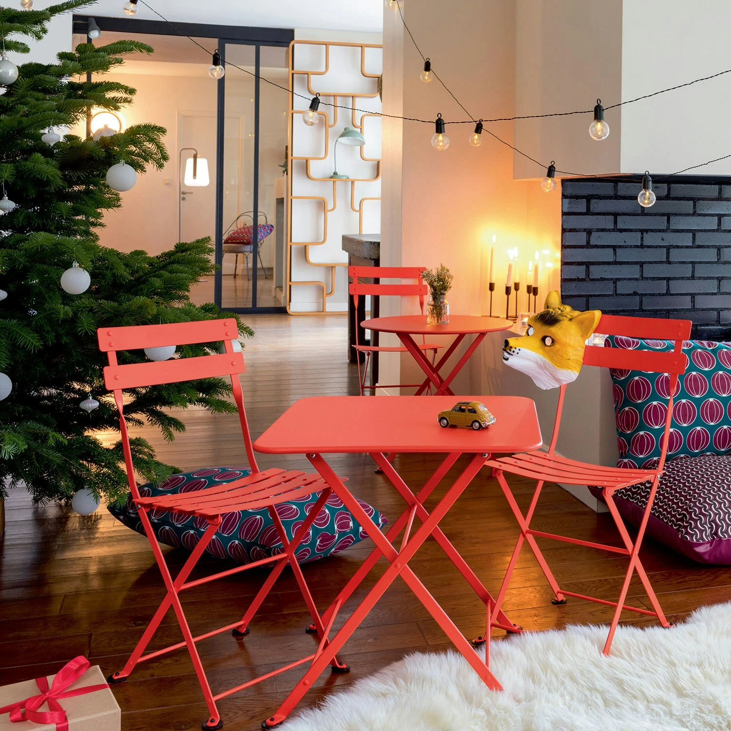 Bistro Metal Chair, Storm Grey 5 Bistro Metal Chair, Storm Grey - Image 5