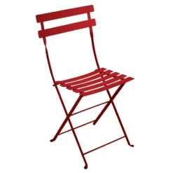 Bistro Metal Chair, Poppy