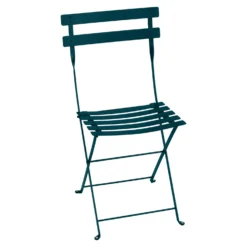 Bistro Metal Chair, Acapulco Blue
