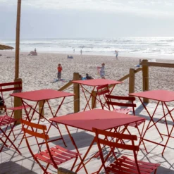 Bistro Metal Chair, Acapulco Blue -Outlet A Serene Garden Store fermob bistro metal chair 7 11