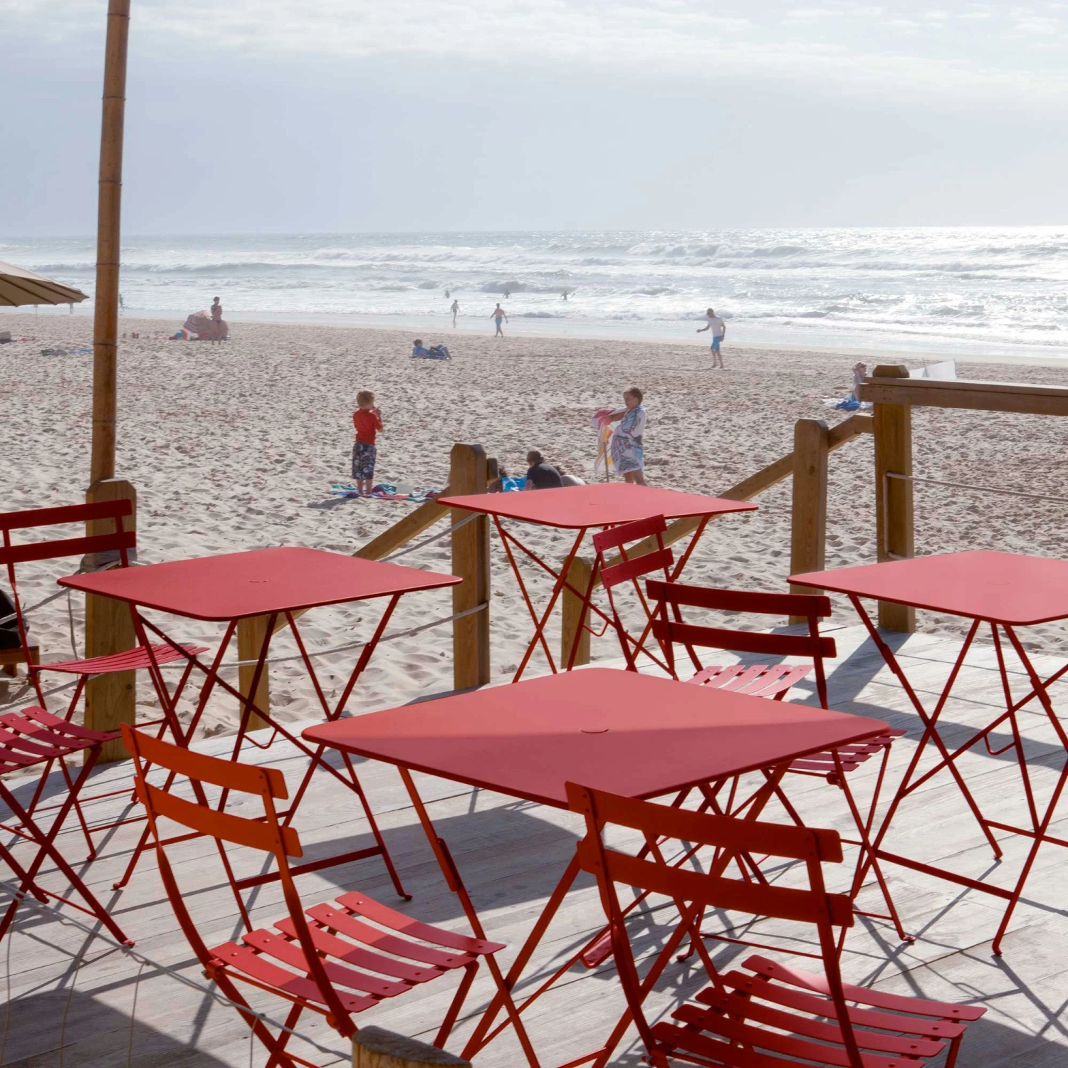 Bistro Metal Chair, Storm Grey 4 Bistro Metal Chair, Storm Grey - Image 4