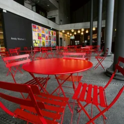 Bistro Table Ø77, Nutmeg -Outlet A Serene Garden Store fermob bistro table 77 nutmeg 4