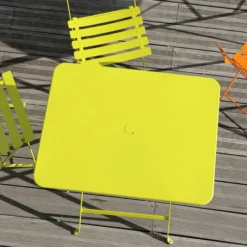 Bistro Table 77x57, Russet -Outlet A Serene Garden Store fermob bistro table 77x57 russet 3