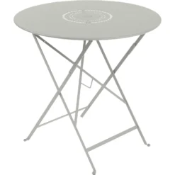 Floral Table Ø77, Clay Grey