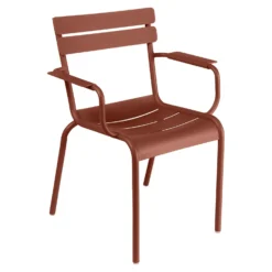 Luxembourg Armchair, Red Ochre