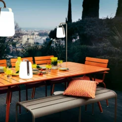 Luxembourg Bench 145, Liquorice -Outlet A Serene Garden Store fermob luxembourg bench 145 anthracite 8