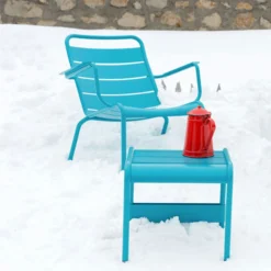 Luxembourg Armchair Low, Anthracite -Outlet A Serene Garden Store fermob luxembourg lounge chair 3 1