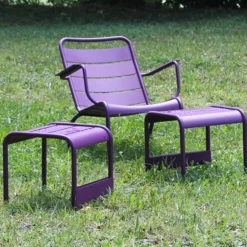 Luxembourg Footstool, Liquorice -Outlet A Serene Garden Store fermob luxembourg table footrest 14