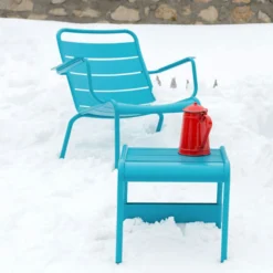 Luxembourg Footstool, Liquorice -Outlet A Serene Garden Store fermob luxembourg table footrest 15