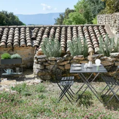 Picolino Plant Box, Anthracite -Outlet A Serene Garden Store fermob picolino plant holder h63 cm nutmeg 12