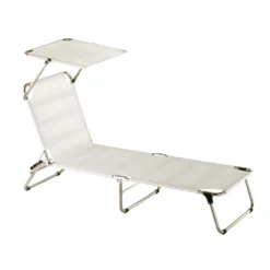 FIAM Amigo Top Sunbed, White