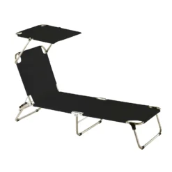 FIAM Amigo Top Sunbed, Black