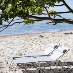 FIAM Amigo XXL Sunbed. Sage Green -Outlet A Serene Garden Store fiam amigo xxl sunbed 1 3