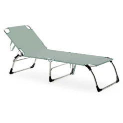 FIAM Amigo XXL Sunbed. Sage Green