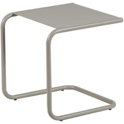 FIAM Club Side Table, Cappuccino
