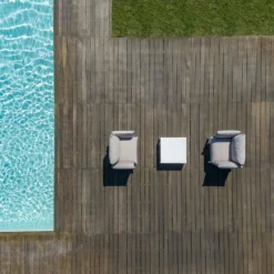 FIAM Domino Coffee Table 70x70 Cm, White -Outlet A Serene Garden Store fiam domino coffe table 8