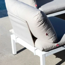 FIAM Domino Sofa 2-Seater, Beige/White -Outlet A Serene Garden Store fiam domino sofa 2 seater 4