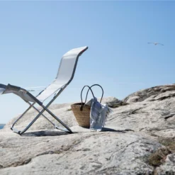 FIAM Fiesta Deckchair, Grey -Outlet A Serene Garden Store fiam fiesta deck chair 15