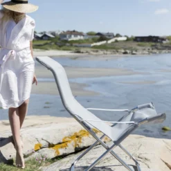 FIAM Fiesta Deckchair, Grey -Outlet A Serene Garden Store fiam fiesta deck chair 19