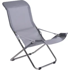FIAM Fiesta Deckchair, Dark Grey