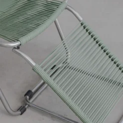 FIAM Spaghetti Sunbed, Sage Green -Outlet A Serene Garden Store fiam spaghetti sun lounger 29
