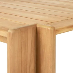 Gubi Atmosfera Dining Table, 105x281 Cm -Outlet A Serene Garden Store gubi atmosfera dining table teak 209x105 1 1