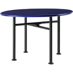 Gubi Carmel Coffee Table 60x60 Cm, Pacific Blue