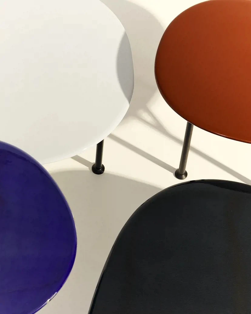 Gubi Carmel Coffee Table 60x60 Cm, Rock Red 2 Gubi Carmel Coffee Table 60x60 Cm, Rock Red - Image 2