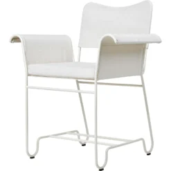 Gubi Tropique Dining Chair, Classic White Semi Matt / Udine 06 5 Gubi Tropique Dining Chair, Classic White Semi Matt / Udine 06 -Outlet A Serene Garden Store gubi tropique dining chair 5