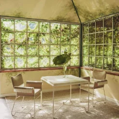 Gubi Tropique Dining Table 90x90 Cm, White -Outlet A Serene Garden Store gubi tropique dining table classic black 8