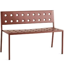 Hay Balcony Bench, Iron Red